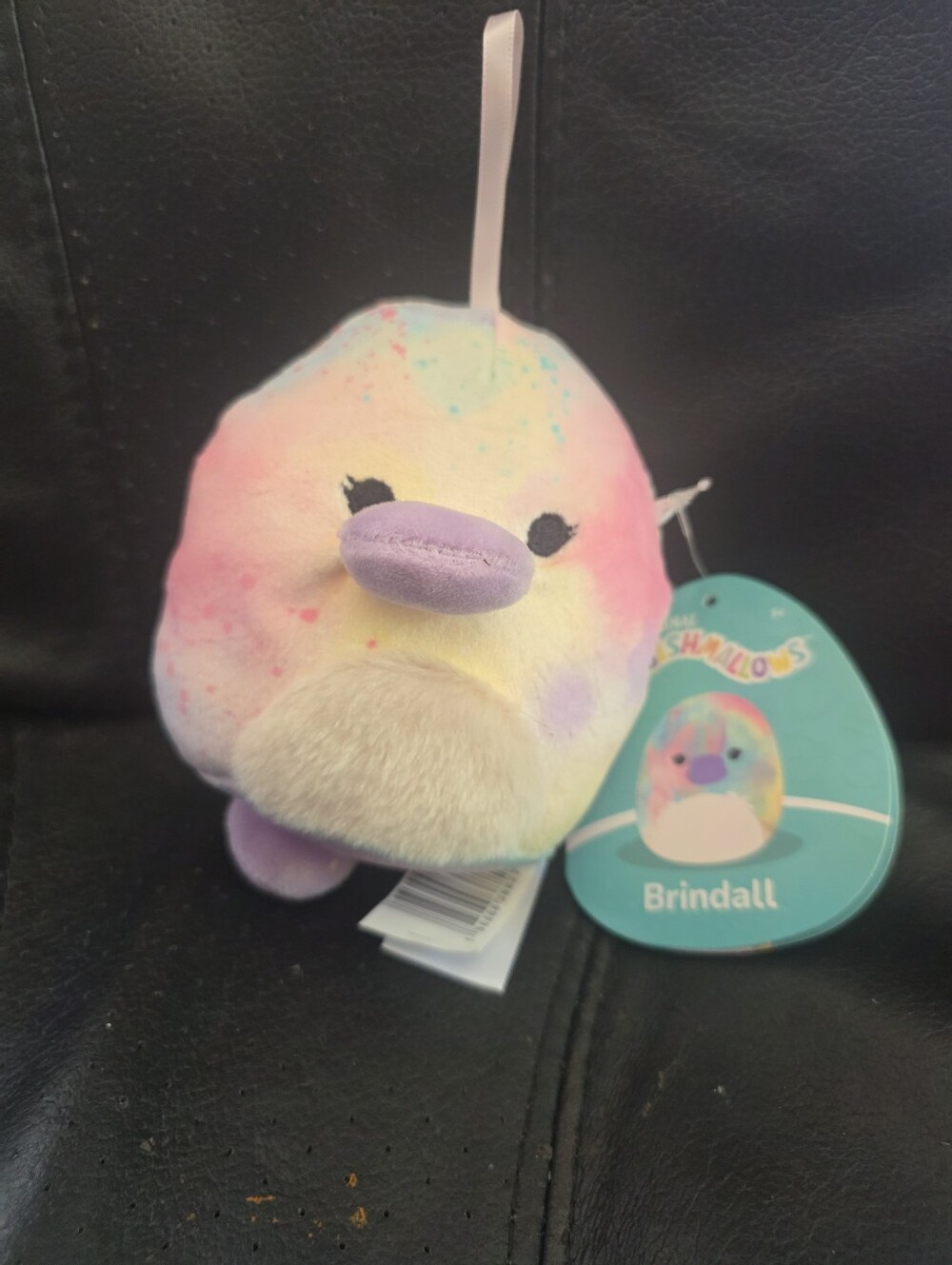 Squishmallow Brindall Platypus Rainbow Plush Collectible 4" x 3" S4 1425 NWT
